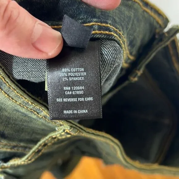 Hot Topic Denim Frayed Star Patch Pleated Mini Skirt Size Medium - Picture 3 of 5